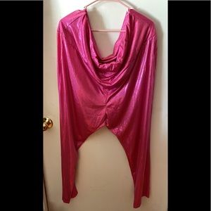 Hot pink sparkle leggings